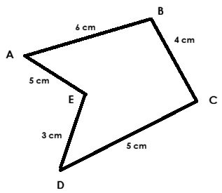 An irregular figure.