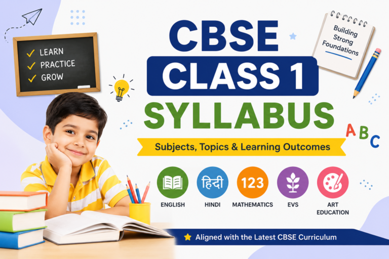 CBSE Class 1 Syllabus