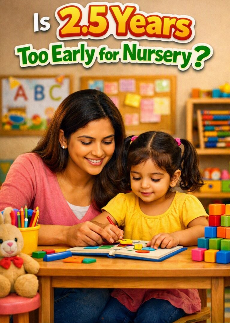 Is 2.5 years too early for nursery - a teacher with a 2.5 year nursery girl.